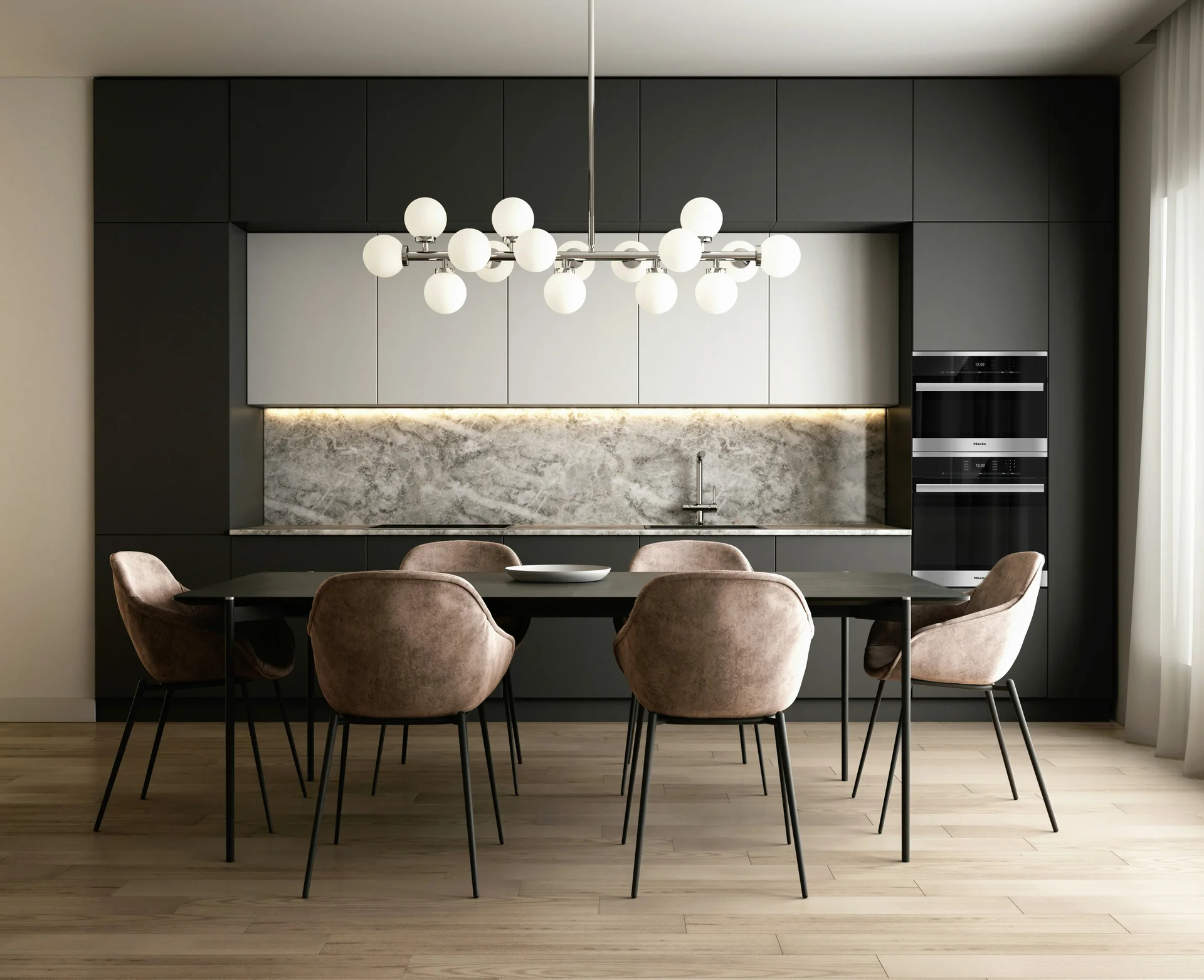 Reforma de cocina moderna en Málaga — Nova Remont